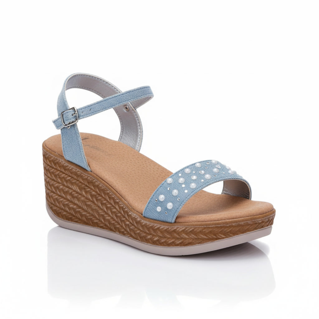 Ανατομική γυναικεία υφασμάτινη πλατφόρμα SaveYourFeet 7000