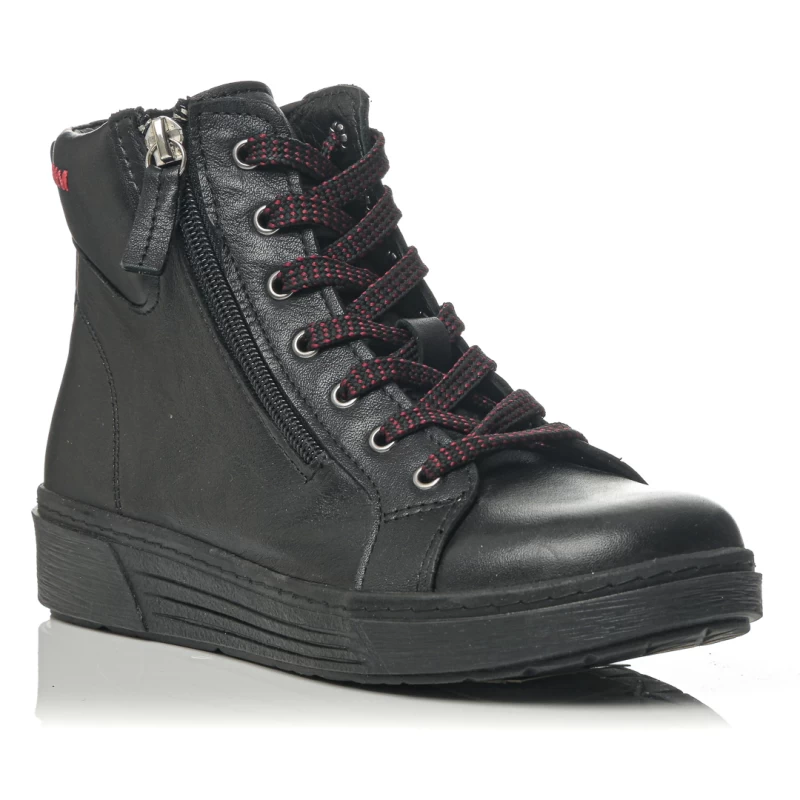 Γυναικείο ανατομικό δερμάτινο μποτάκι Safe Step PH4941