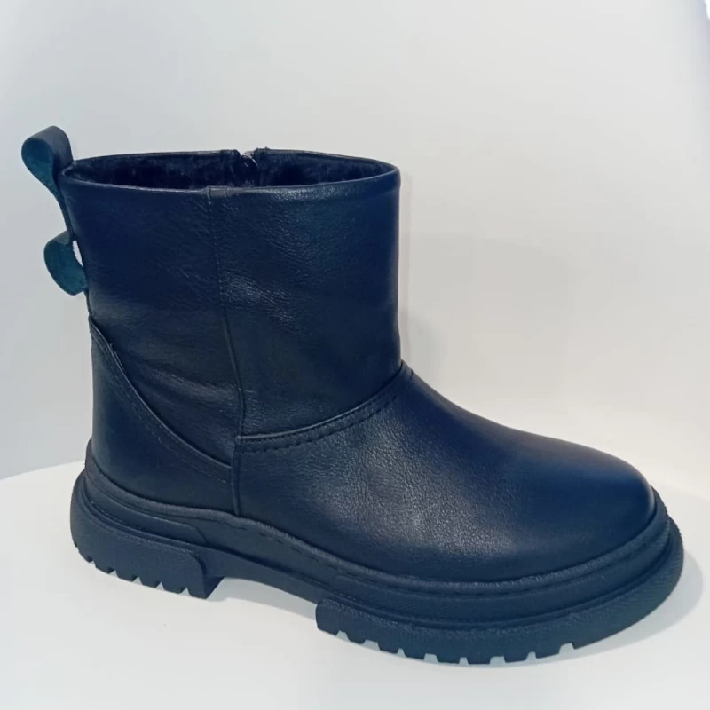 Γυναικείο Δερμάτινο Ανατομικό Μποτάκι με φερμουάρ – Safe Step 5153 