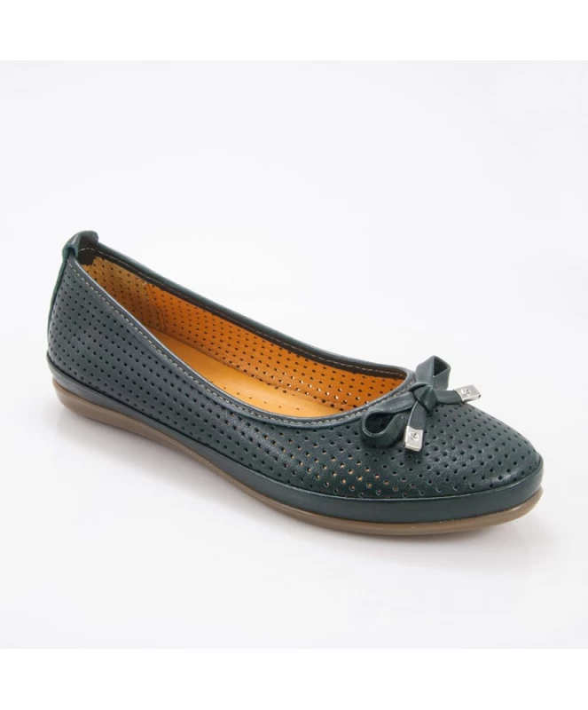 Κωδικός 625 - Safe Step Γυναικεία δερματινη ανατομική μπαλαρίνα. 