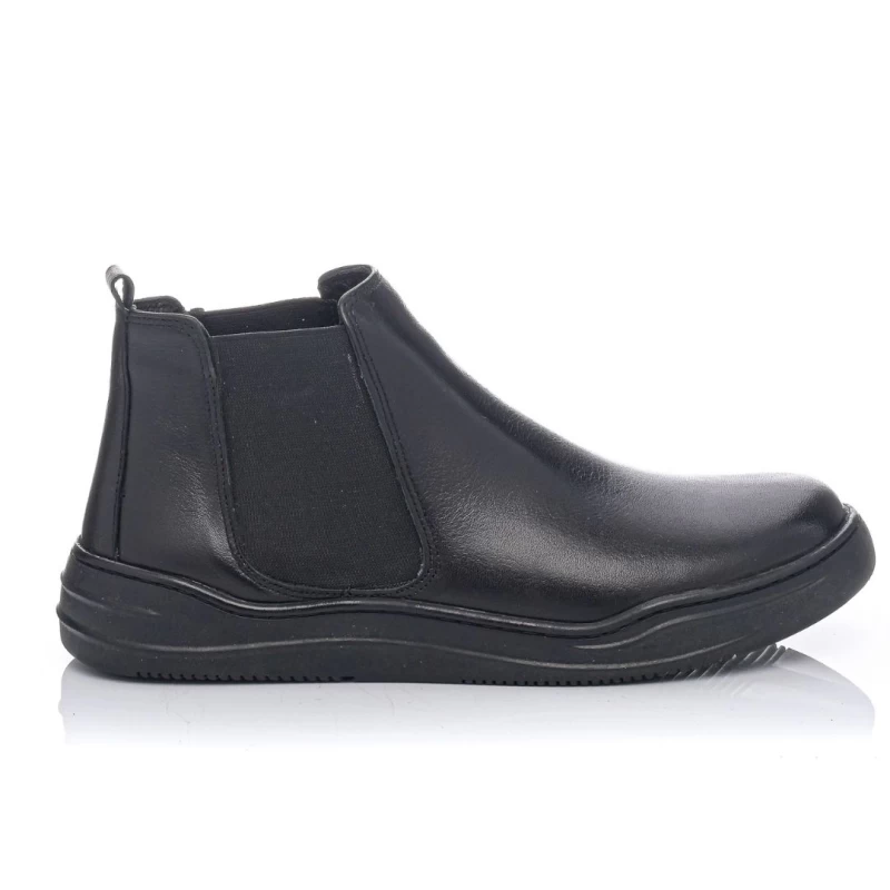 Γυναικείο ανατομικό δερμάτινο μποτάκι Safe Step PH4904