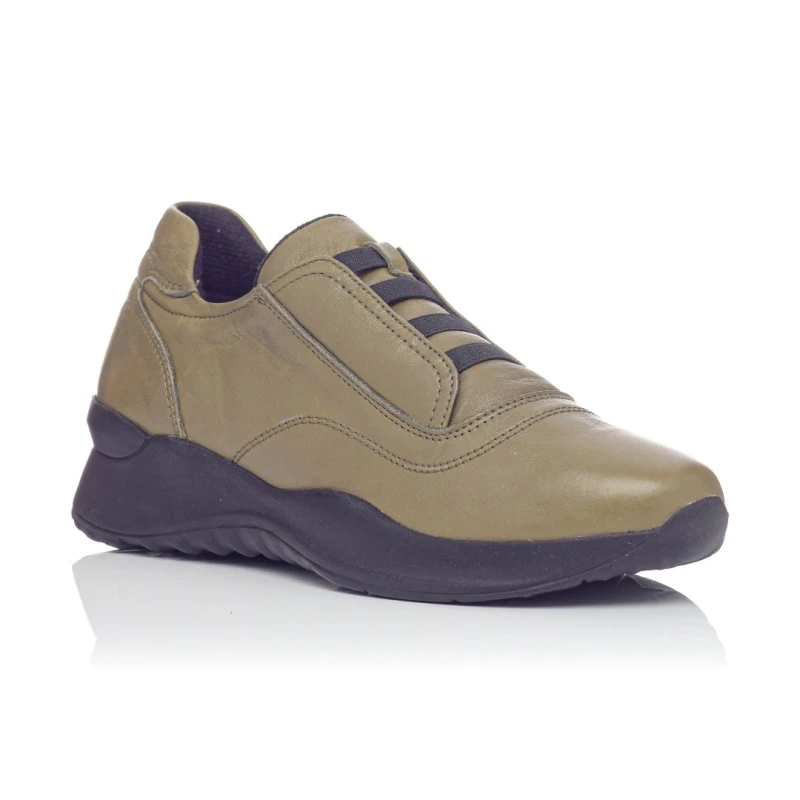 Γυναικείο ανατομικό δερμάτινο sneaker Safe Step PH4920