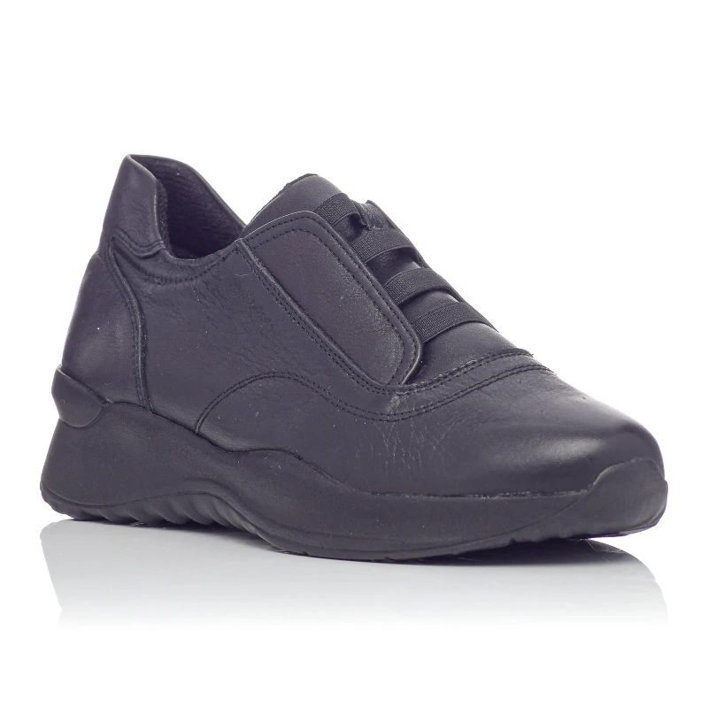 Γυναικείο ανατομικό δερμάτινο sneaker Safe Step PH4920