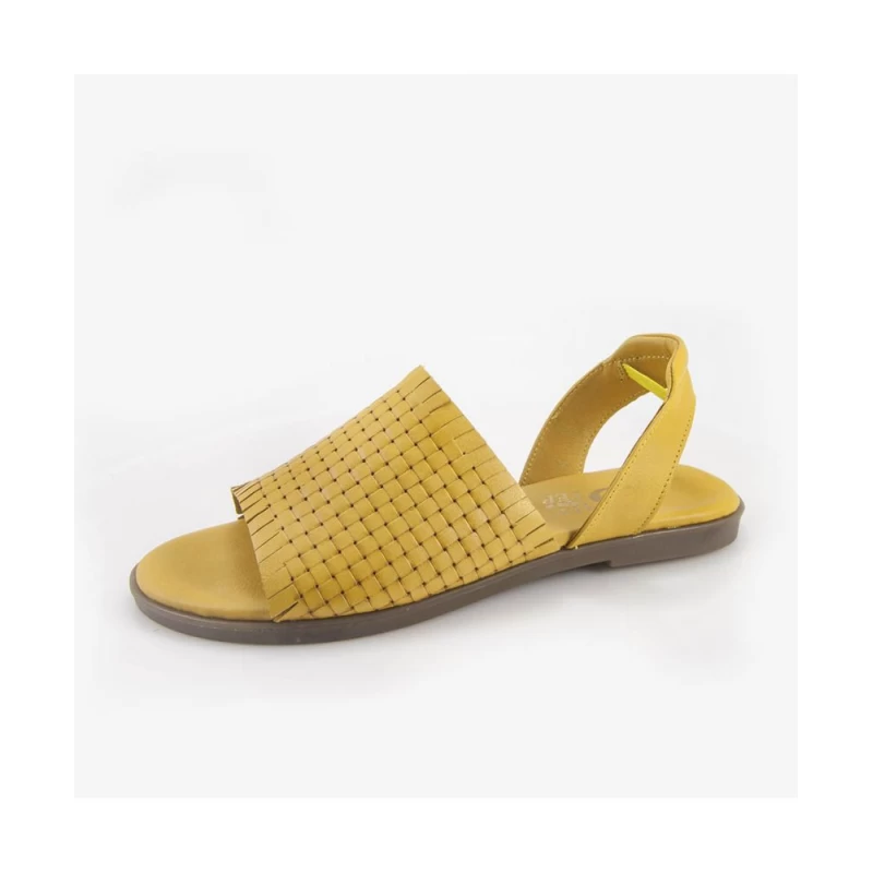 Κωδικός 90421 - Γυναικεία Δερμάτινα Σανδάλια Safe Step 