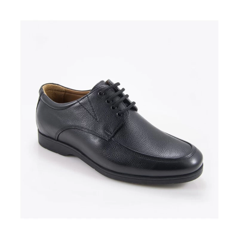 Κωδικός 681 | Safe Step Ανδρικό Δερμάτινο Ανατομικό Casual με κορδόνια 