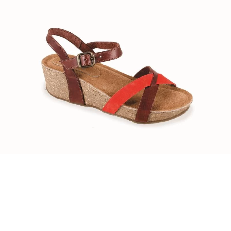 Γυναικείο ανατομικό δερμάτινο πέδιλο Sunshine 2740